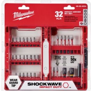Milwaukee 32pcs impact driver bit set